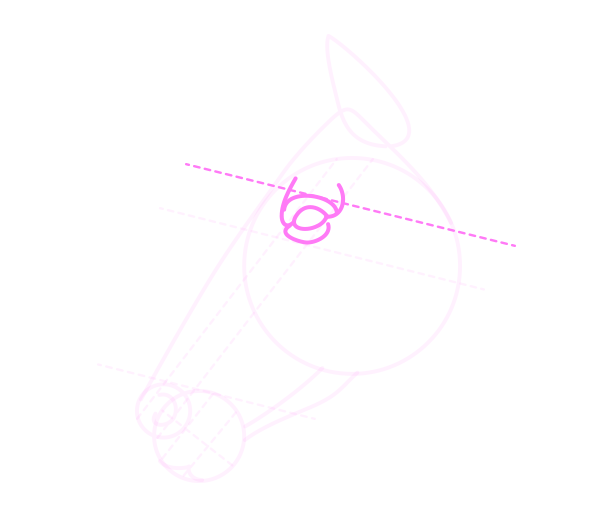 drawinghorse_5-6_head_profile